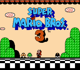 Super Mario Bros. Cube Root of 3 Title Screen